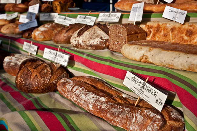 Acme Bread, Ferry Building Farmer's Market, San Francisco, CA.