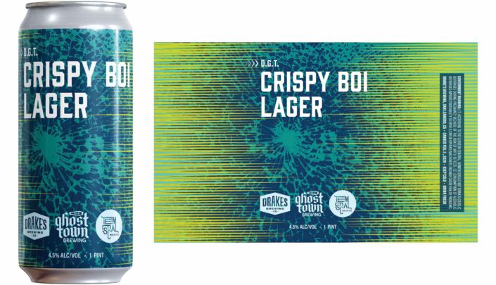 Craft Beer Design: Drake's Brewing D.G.T. Crispy Boi Lager