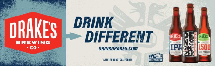 Drake's Brewing Co., Drinkk Different, DrinkDrakes.com Advertisement